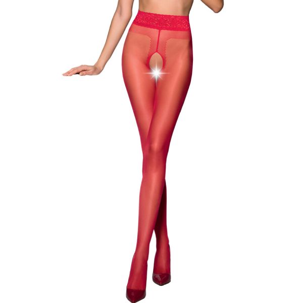 PASSION - TIOPEN 001 RED TIGHTS 1/2 20 DEN 2